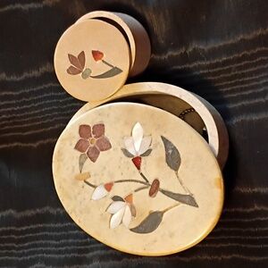 India Boutique  Floral Brooch  Set